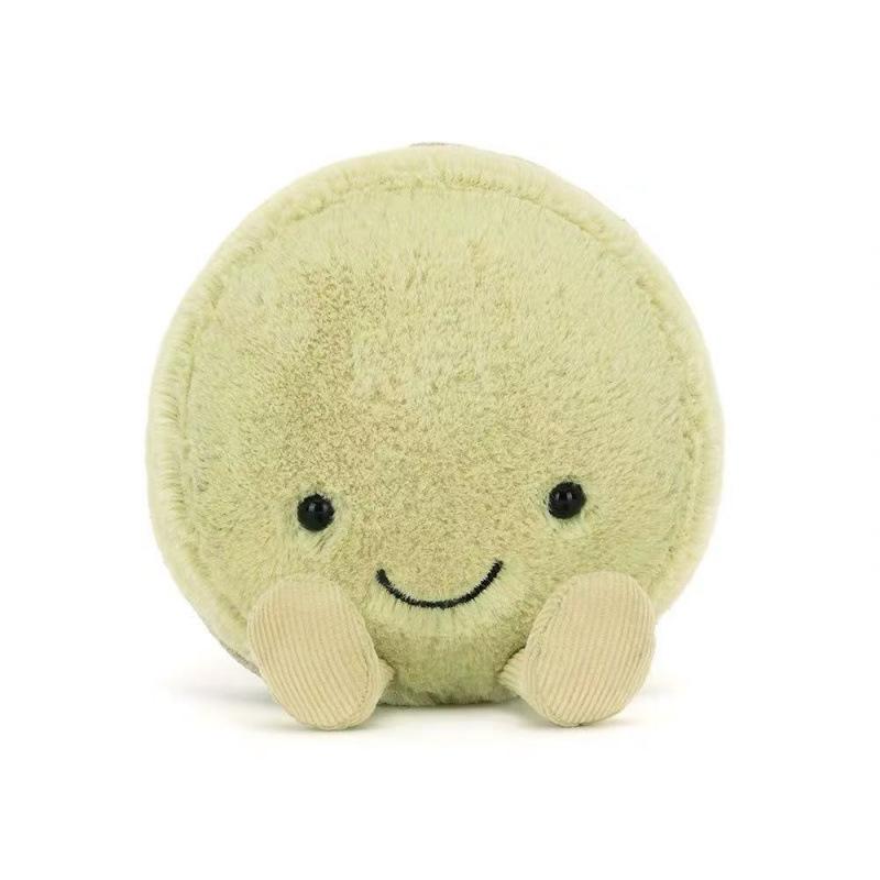 

New Product Cute Dessert Macaron Three-Color Limited Plush Toy Bag Hanging Decoration Doll for Girls Gift