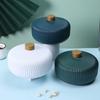 Food Platter Food Storage Tray with Lid 4 Compartment Snack Dried Fruit Candy Nut Serving Plates Tray