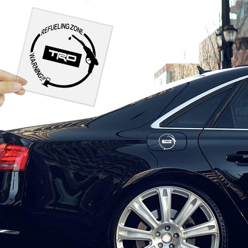 Vinylové reflexní nálepky s logem auta na víčko palivové nádrže, samolepky, doplňky pro Toyota TRD E150 E120 Land Cruiser 200 Chr Corolla Yaris Rav4