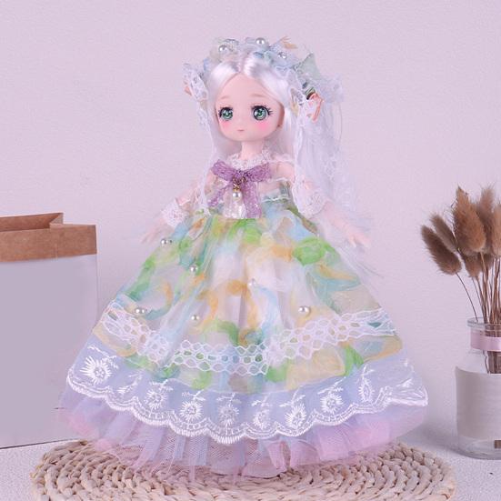 30CM 45663 Ball Jointed Doll with Clothes Princess Lolita Dress BJD Doll Collectable Posable
