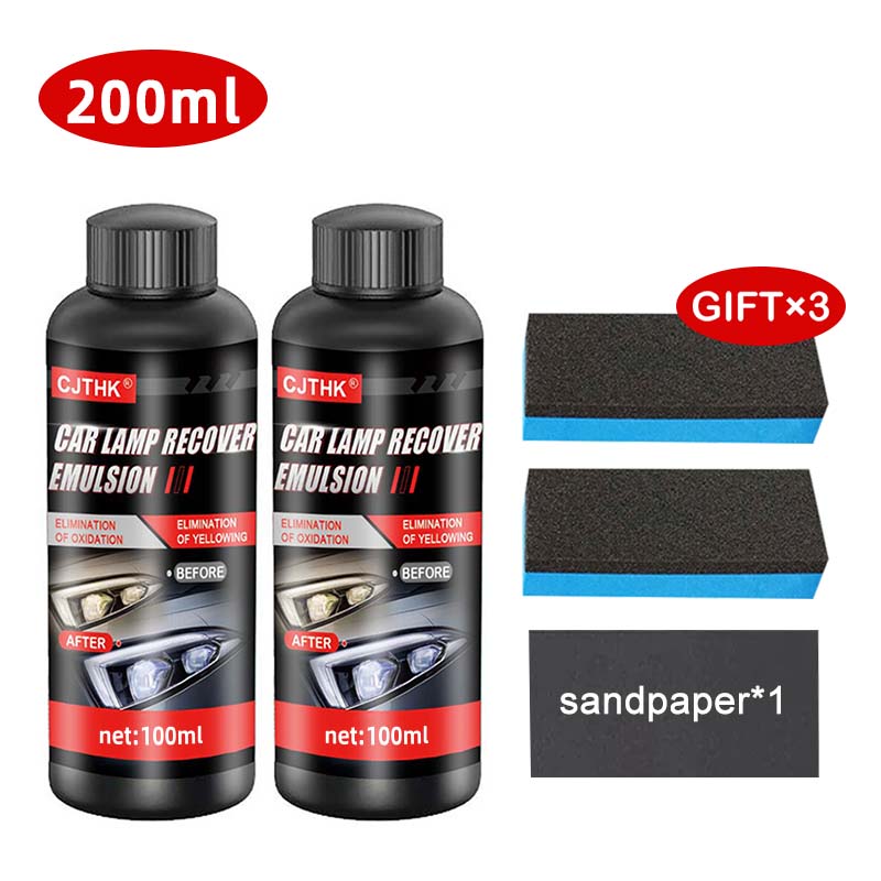Auto Scheinwerfer Restaurierungs Poliersets Professioneller Scheinwerfer Kratzerentferner Oxidationsreparatur Reinigungspaste Scheinwerferpolitur