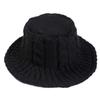 Women Winter Cable Knit Bucket Hat Twist Pattern Solid Color Warm Fisherman Cap HOM