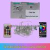 Waterproof Colorful LED 5V USB App-Controlled Flowing Curtain Light Strip
