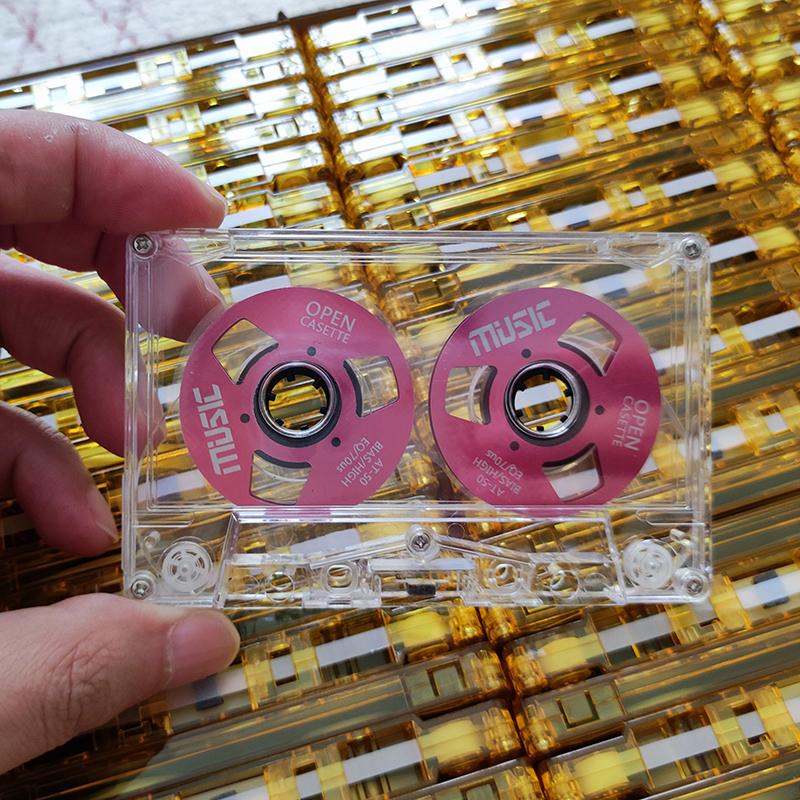 Double Sided Metal Small Opening Cassette Tape Retro Blank Audio Tape Type Handmade Reel To Reel Cassette Tapes