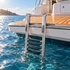 Marine Boarding Ladder Mirror Polished with AntiSlip Steps Saltwater Resistant for