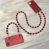 New Phone Accessory Cellphone Part Chain Anti Lost Universal Bead Lanyard Shoulder Neck Crossbody SmartPhone Strap Case Chain