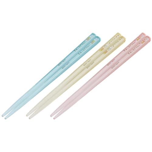 Skater Acrylic Clear Chopsticks, 16.5cm, Set of 3, Sumikko Gurashi, Made In Japan, AA2T-A