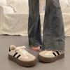 Little white shoes women's summer new retro board shoes women's thick soles increase height leisure sports