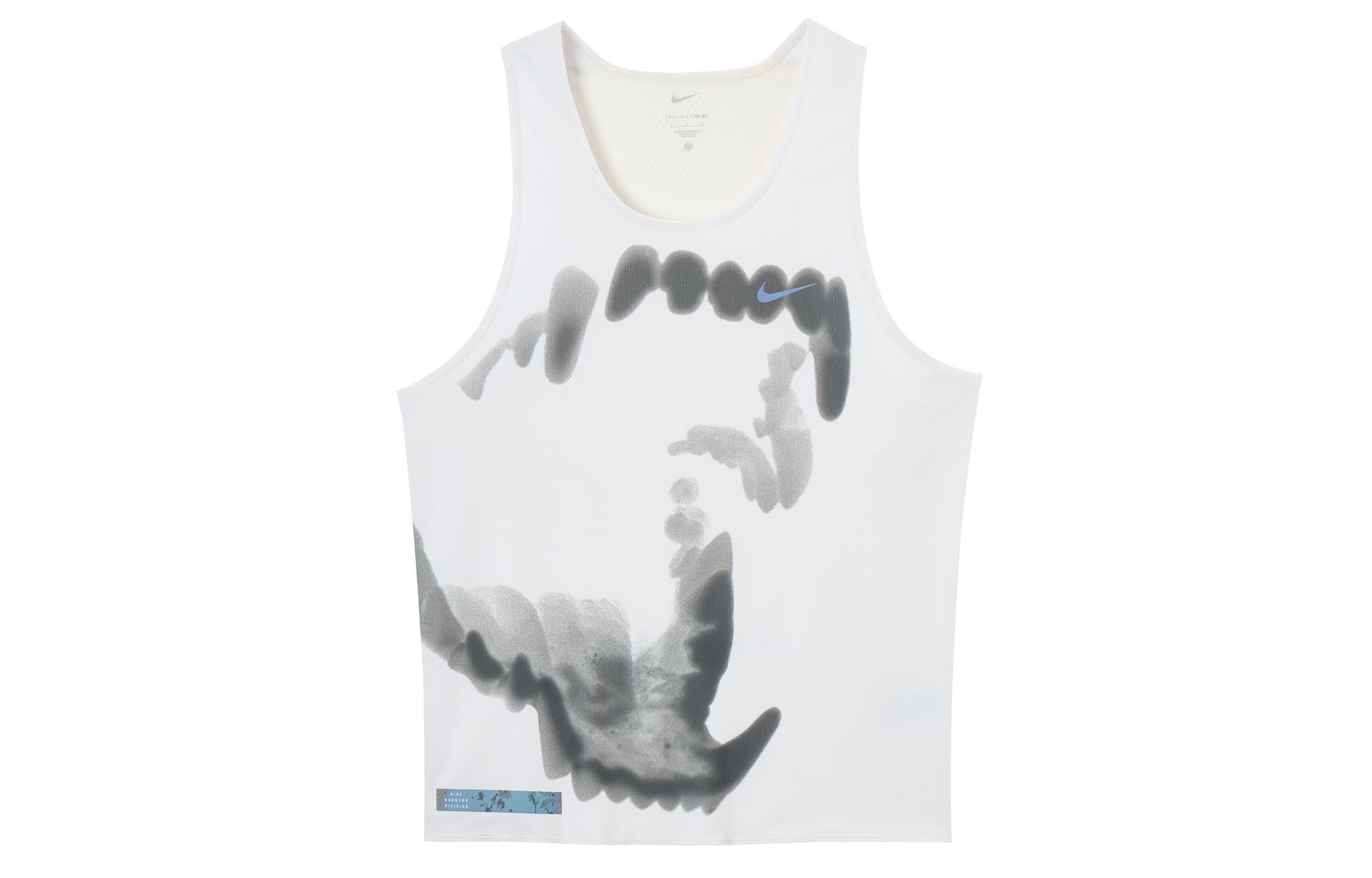 

Nike Tank Tops Men s White Crew Neck Moderate Straight Fit DX0846-030 L