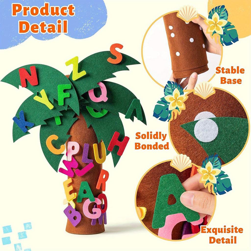 Children's Interactive Number And Letter Tree Toys