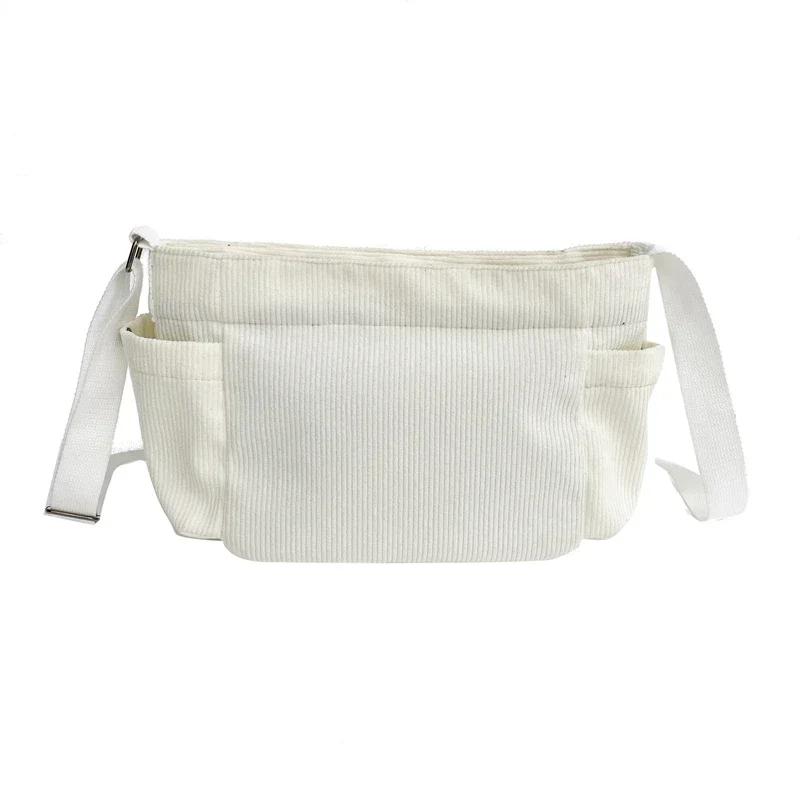 

Женские нейлоновые сумки через плечо с застежкой-молнией, однотонные сумки через плечо большой вместимости, повседневные и элегантные