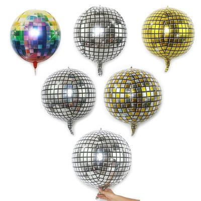 5pcs Beautiful 4D Aluminum Foil Dance Balloon for Party Decoration Create Festival Atmosphere with Reflective Color