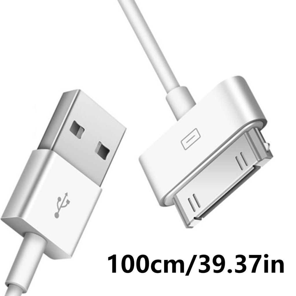 Durability 30Pin USB To USB Data Cable For iPhone 4/4s iPad 1/2/3 Charging and Data Transfer Wire 100cm/39.37inch