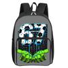 Colorful Number 67 Print Square Front Pocket Backpack Large Capacity for Boy/Girls Best Gift 2D Cartoon Children's School Bag