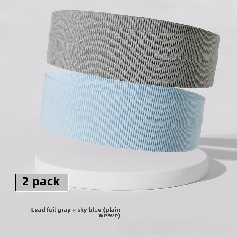 Diadema bordada unisex que absorbe el sudor para deportes, running, fitness y yoga.