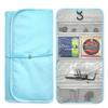 Musiin Guitar Accessory Organizer Foldable Easy Access Pocket Case for and String Holder Storage Bag, Picks, Straps, Capos, (Blue)