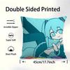 Anime Hatsune Miku Personalized Pillow Cover Kids Bedroom Wild Party Decor Pillowcase Kid Birthday Shower Gift