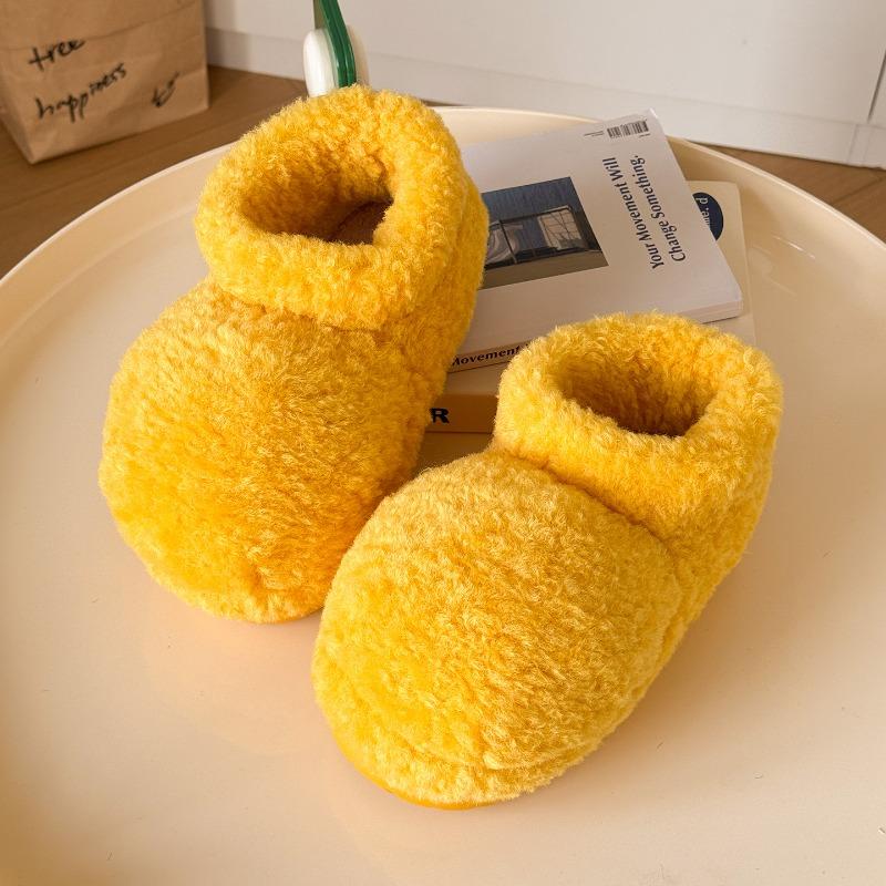 

Autumn and winter cotton shoes women s home out to keep warm and non-slip new couple plush cotton shoes piled thickened cotton shoes women 40-41