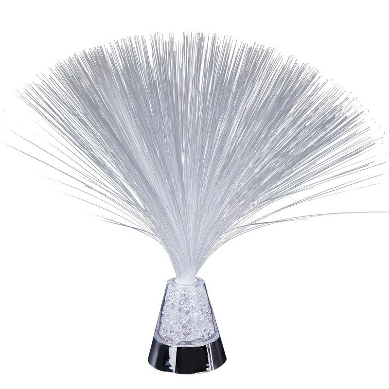 LED Glasfaserlampe 7 Farben Mehrfarbig Sternenhimmel Licht für Feiertag Hochzeit Tafelaufsatz Glasfaser LED Nachtbeleuchtung Dekorlampe