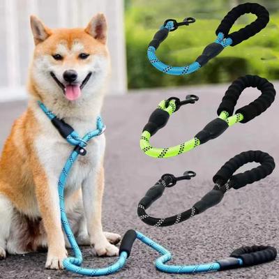 Short Dog Lead Soft Reflective Leash Follow Closely Training Dog Leash  Dog