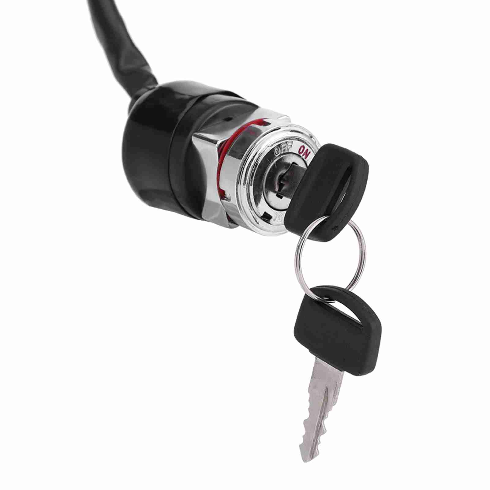 

Замок зажигания 2 провода и 2 ключа для Honda CB100 1970 1972 CB125S 1973 1975 CT90 1969 1979