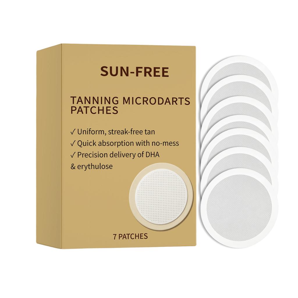 Patchs Soin Accélérateur de Bronzage Été Extérieur Sans Soleil Bronzage Peau Formule Douce Patch pour Peau de Tout le Corps 7 Pièces
