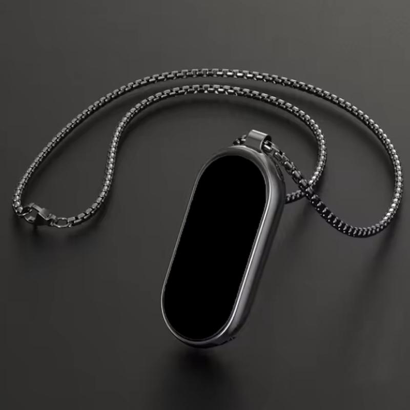 Colar com Pulseira Mi Band 8 Compatível para Xiaomi Smart Band 10NFC Pulseira Mi Band 9 Smart Watch Decoração de Pescoço Pingente Mi Band 8