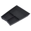 Lower Console Tray Insert for Car Storage, Sectioned Console Bin with Grip Pattern for Phone, Cards, Coins, and Small Items for Daily Use