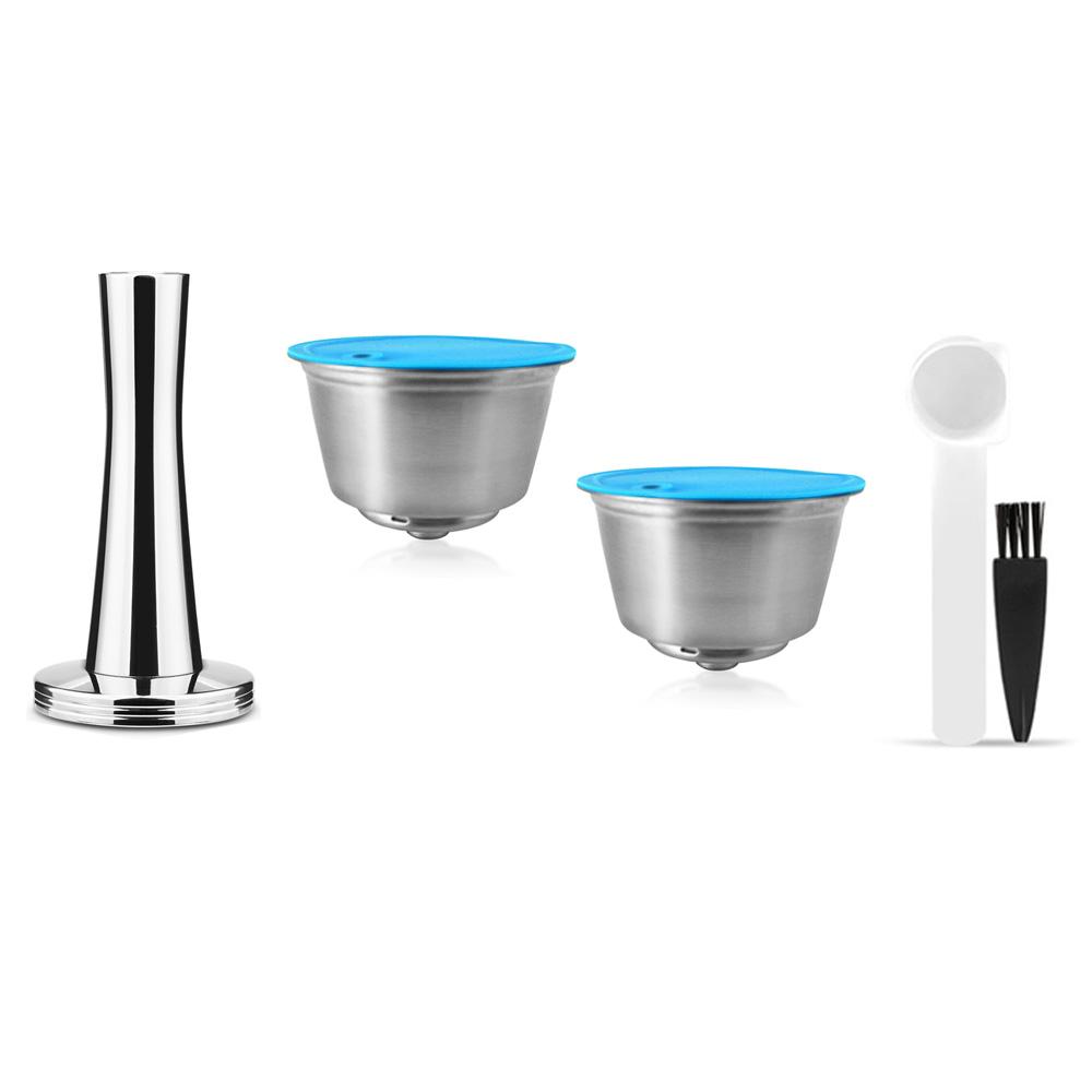 Refillable Coffee Capsule For Dolce Gusto Machine Reusable Stainless Steel Filter Cup Nespresso Coffee Maker Accessories