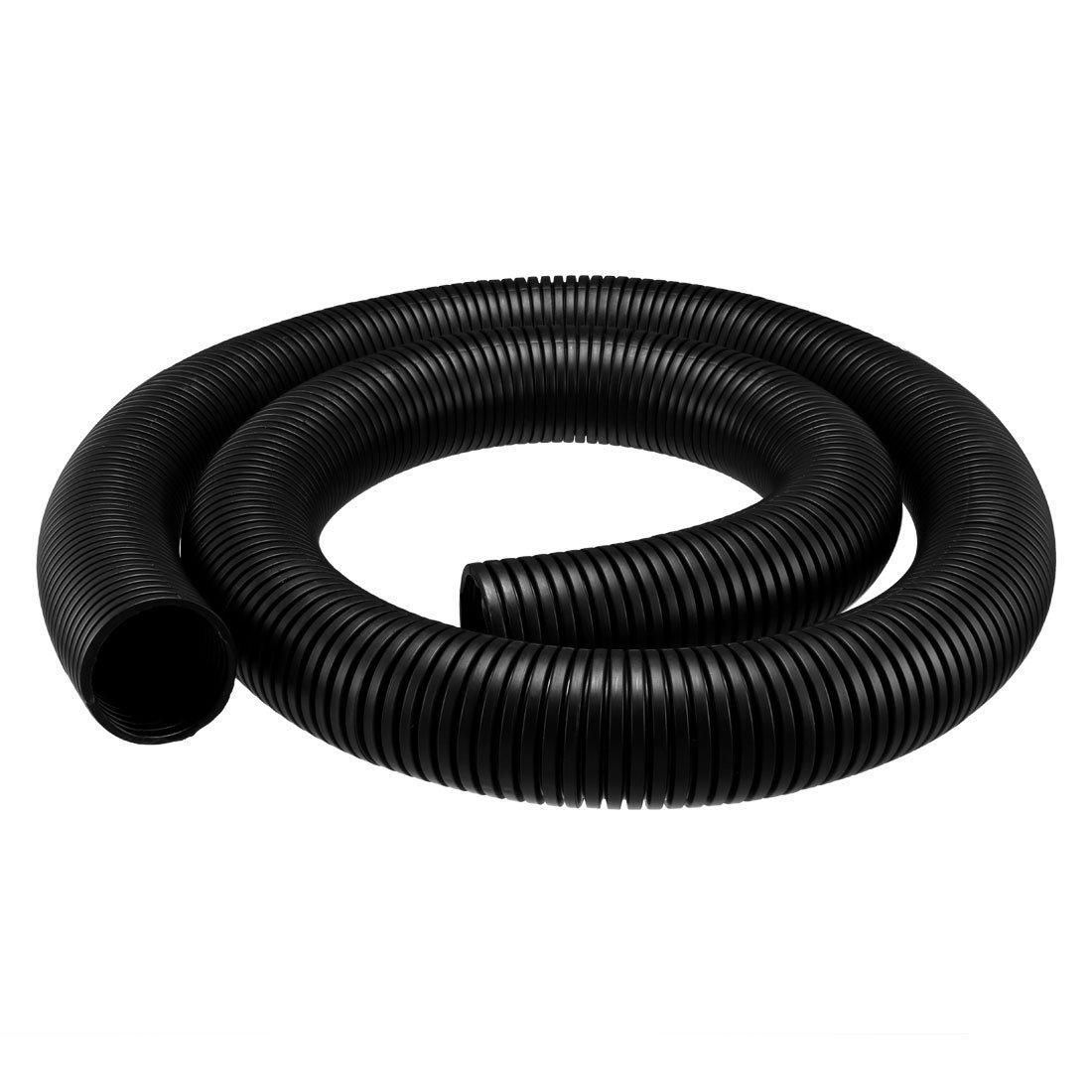 

uxcell Corrugated Tube, Electrical Wiring Tube, Polyethylene, Black, 5m Long, 42.5mm Outer Diameter