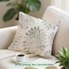 1pcs/4pcs Bohemian Light Brown Leaf Cushions Pillowcase Polyester Cushion Cover Throw Pillow Pillowcover Home Car Sofa Decor