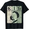 Kitesurfing Periodic Table Elements Kiteboarding Retro T-Shirt(16)