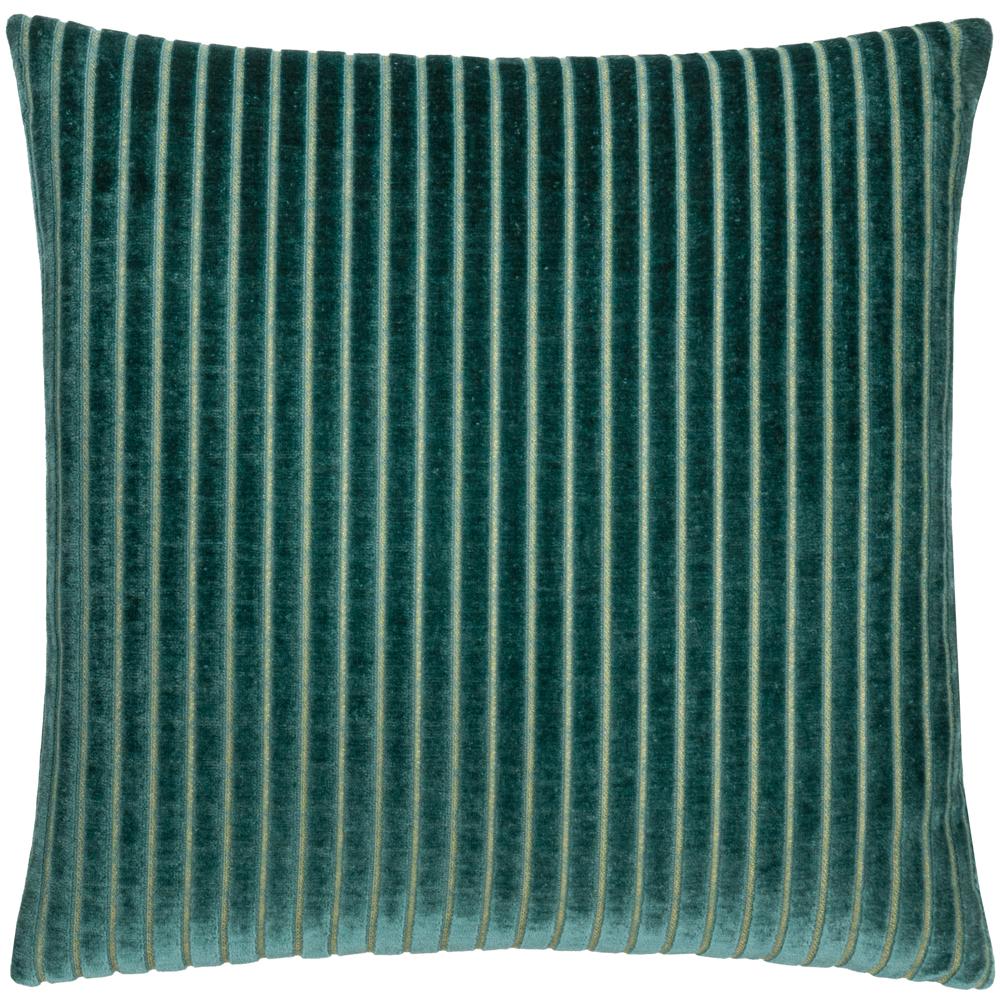Paoletti Savoy Velvet Stripe Cushion Cover