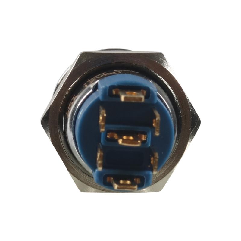 Lighted Toggle Switch 12V Waterproof Toggle Switch IP67 12V 20A LED Toggle Switch 16mm Prewired for Car Boats