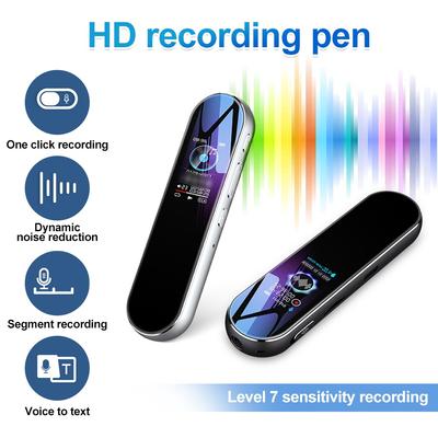 8-128g Multi-function Voice Recorder Stereo Sound Pickup Dynamic Noise Reduction Recording 8-64g Dictaphone Pen Music Mp3 Player