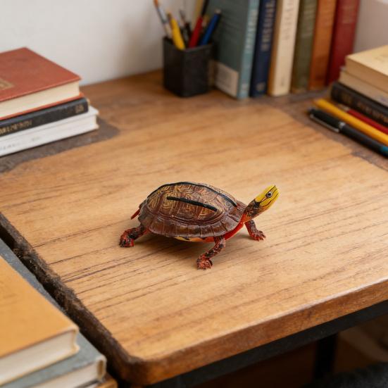 Simulation Turtle Model Realistic Tortoise Figurine Miniature Animal Educational Toy Home Office Desktop Decoration Ornament