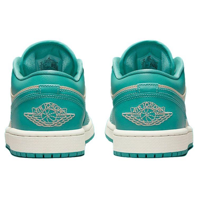 Air Jordan 1 Low Tropical Teal Sandy Beige Women Sneakers DC0774-131