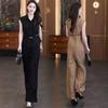  Summer New Casual Fashion Mother Outfit Foreign Style Age-reducing Sportswear Suit Loose and Thin Two-piece Suit Trendy