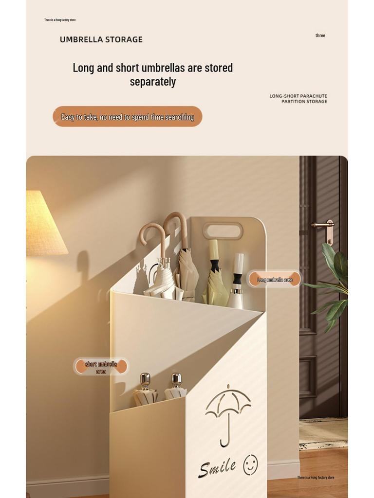 Household & Commercial Entryway Umbrella Stand with Drain Rack