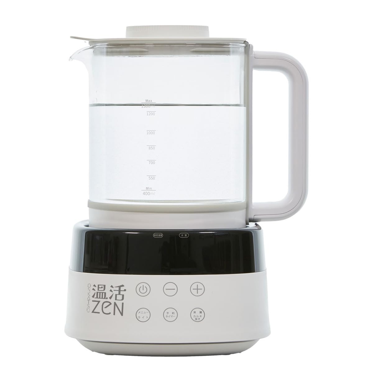 

[Hot water maker] Onkatsuzen Make hot water easily at home Intestinal activity Yoga Diet Electric kettle with timer Milk formula Milk Coffee Tea Sayu