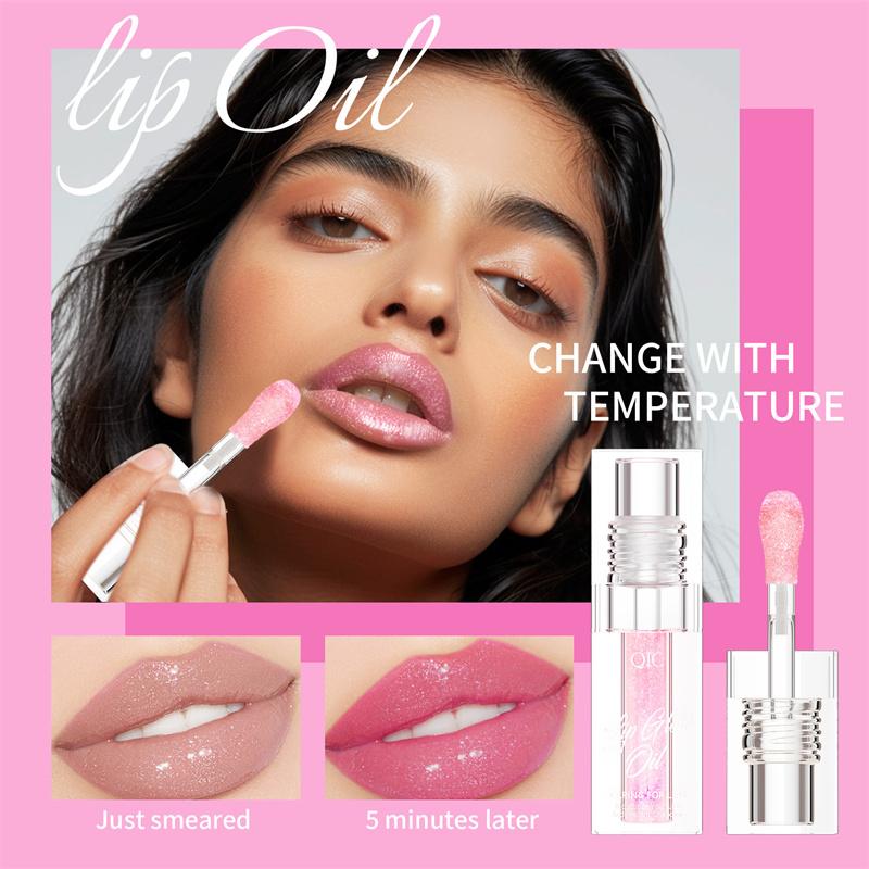 Color Changing Lip Oil Moisturizing lipstick Hydrating Lip Plump Hydrating and Transparent Lip Gloss Lip Oil Makeup