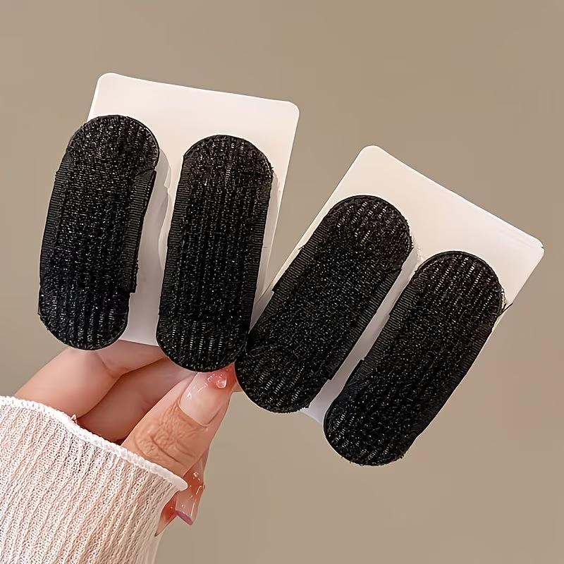 2pcs Puff Hair Head Cushion Hair Clips Fluffy Invisible Clip Sponge Pad Volume Hair Base Comb DIY Hair Styling Tool for Women