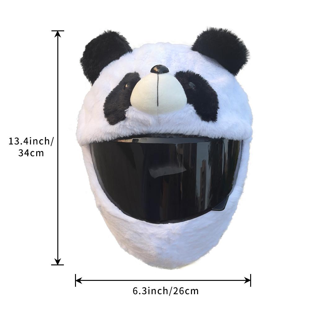 Motorcycle Full Helmet Cover Cartoon Plush Animal Helmet Cover Fabric Protection Funny Helmet Cover Motorcycle AccessoriesSpeed Sensors 6