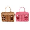 Natural PP Materials User Friendly Woven Hand Basket Highly Durable for Homes Organization Picnics Essential and Gift Packaging