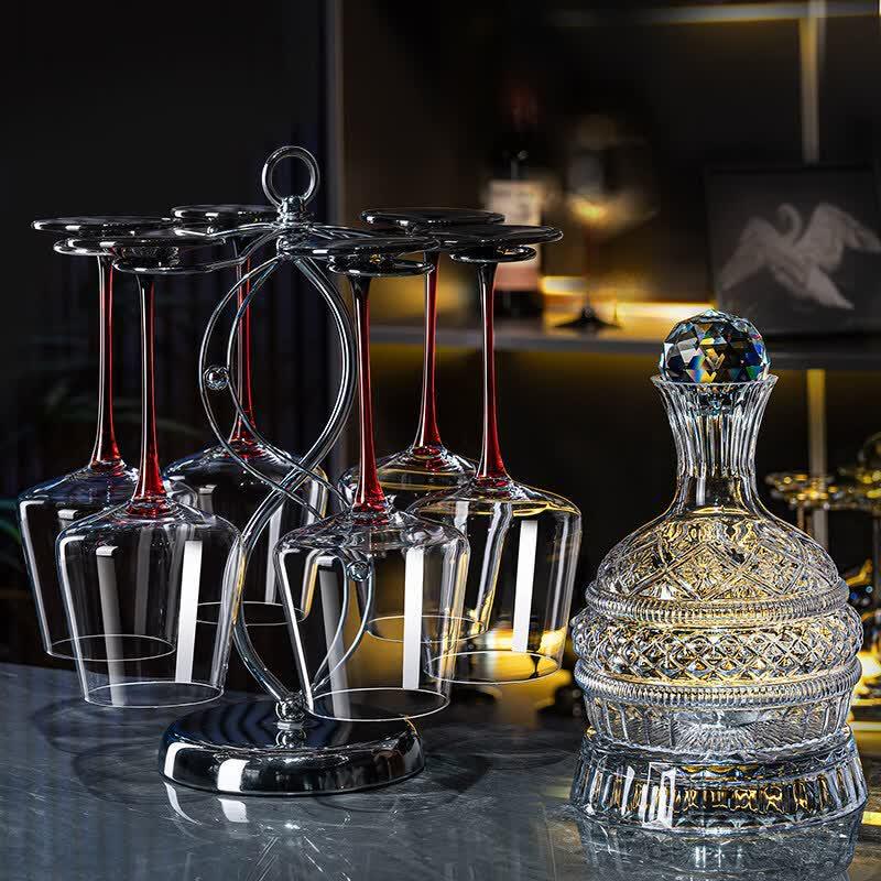 UOOS Handmade Glass Wine Set