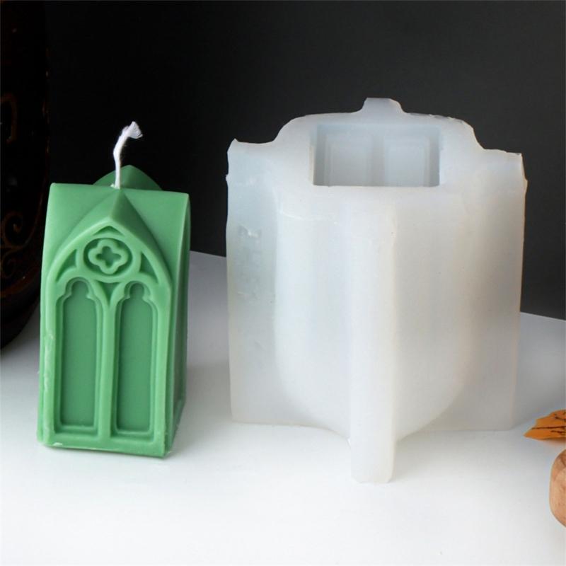 Halloween Silicone Moulds Mushroom House Candle Molds Scented Candle Molds Craft Supplies for Halloween Decorations