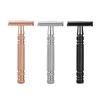 Platinum Double-Sided Safety Razor for Home Shaving