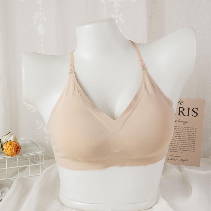 3-Way Wear Seamless Liquid Foundation Halter Backless Bralette Soft Breathable Versatile Top