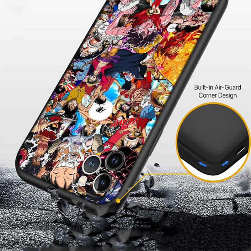 MH119 One Piece Luffy Case for Samsung A06 A35 A25 A24 A15 A05S A05 M55 M35 M15 A02 A12 A13 A10 A16 A20 A30 A22 A31 A32 A33 A42 A50