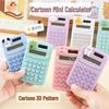 Cartoon Mini Cute Portable Calculator for School and Office
